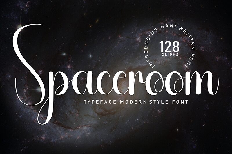 Spaceroom Schriftart
