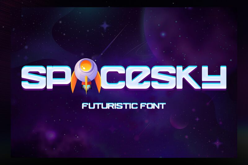 Spacesky Druh písma