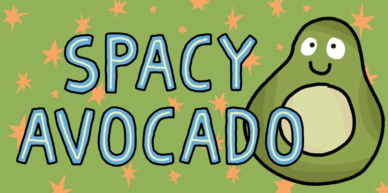 Spacy Avocado Czcionka