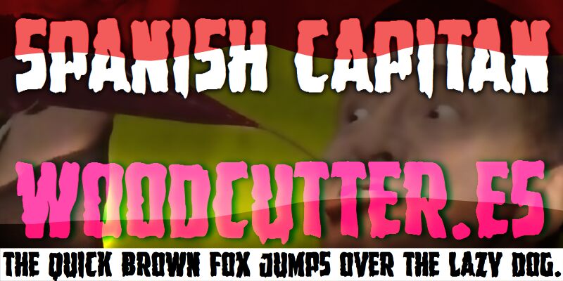 Spanish Capitan Czcionka