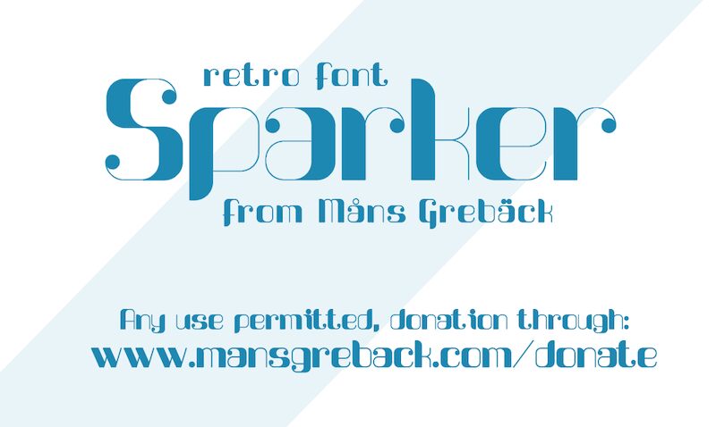 Sparker Schriftart