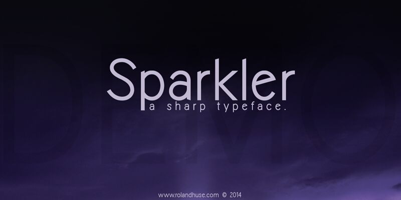 Sparkler Schriftart