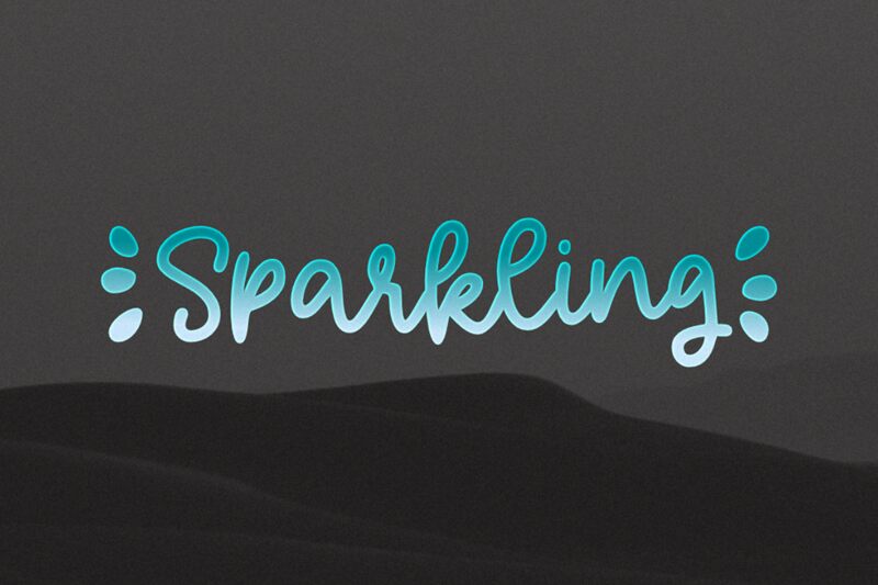 Sparkling Schriftart
