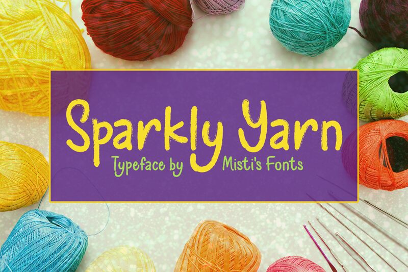 Sparkly Yarn Schriftart
