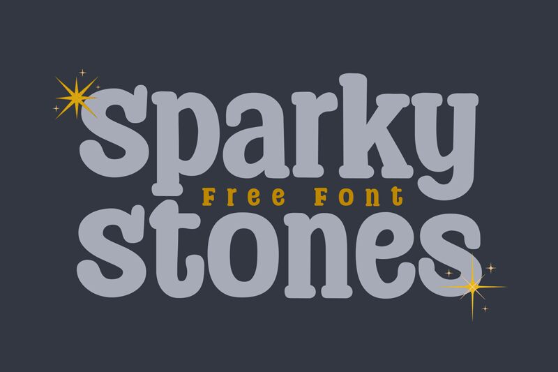 Sparky Stones Schriftart