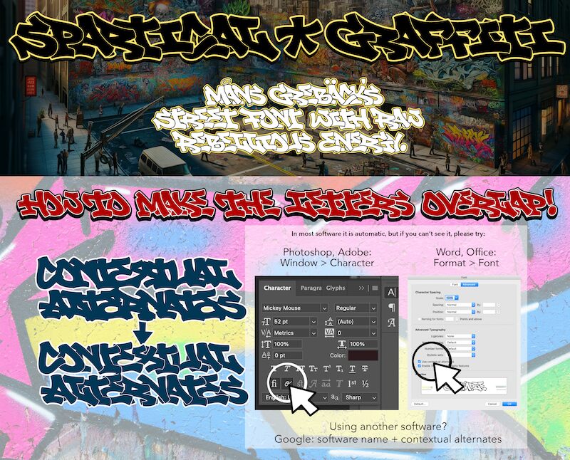 Spartical Graffiti Schriftart