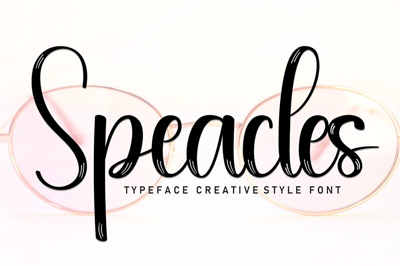 Speacles Schriftart