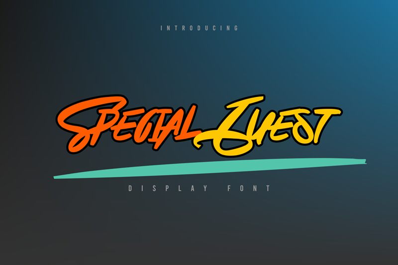 Special Guest Schriftart