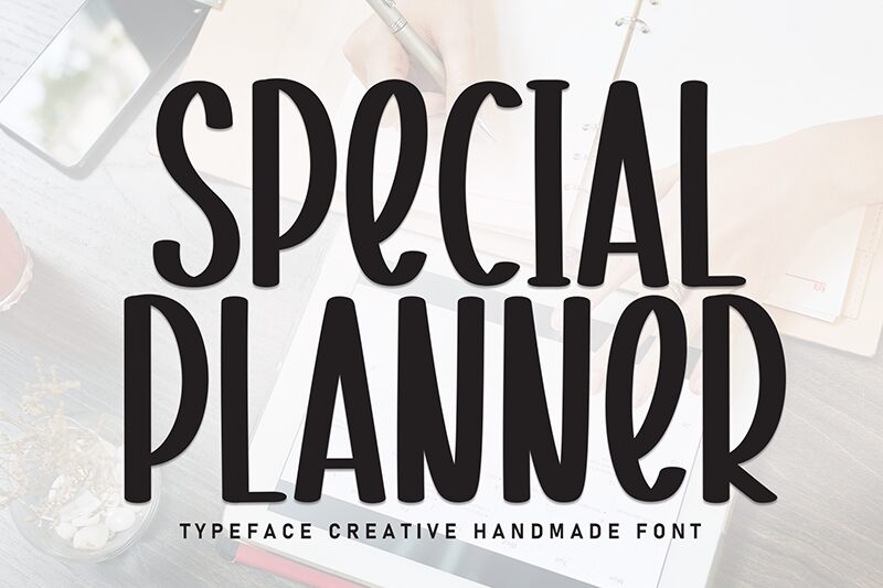 Special Planner Schriftart