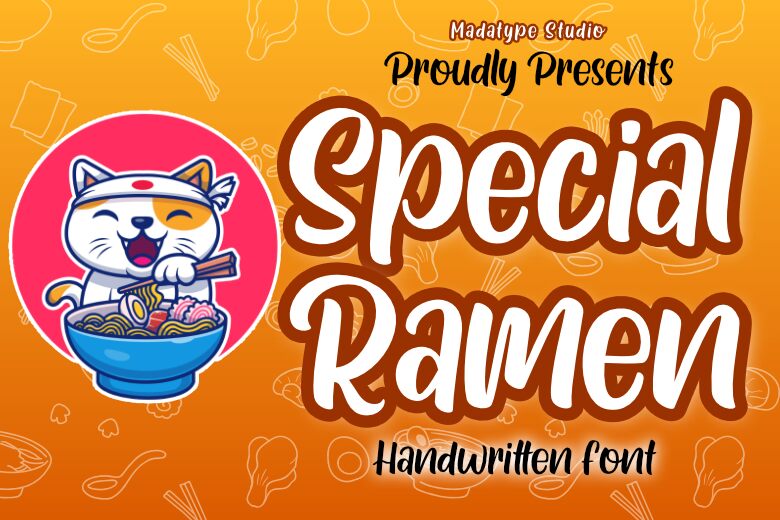 Special Ramen font