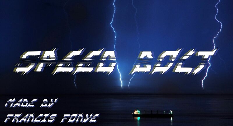 Speed Bolt 字体