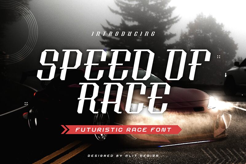 Speed of Rice Schriftart