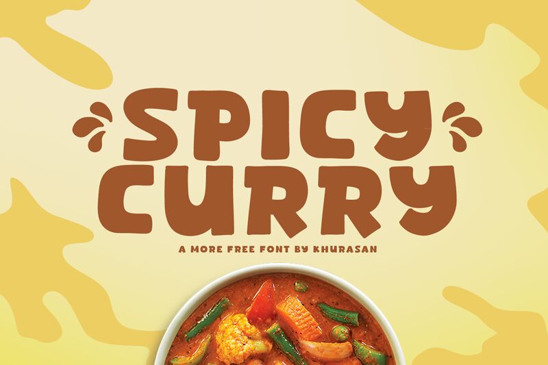Spicy Curry Schriftart