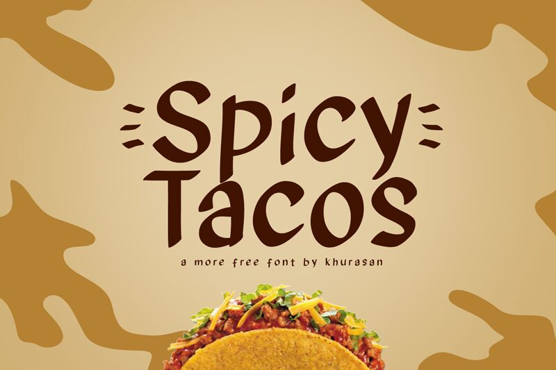 Spicy Tacos Schriftart