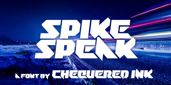 Spike Speak Schriftart