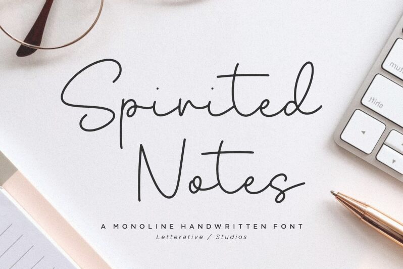 Spirited Notes フォント