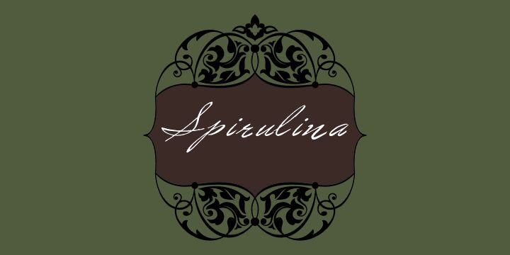 Spirulina Schriftart