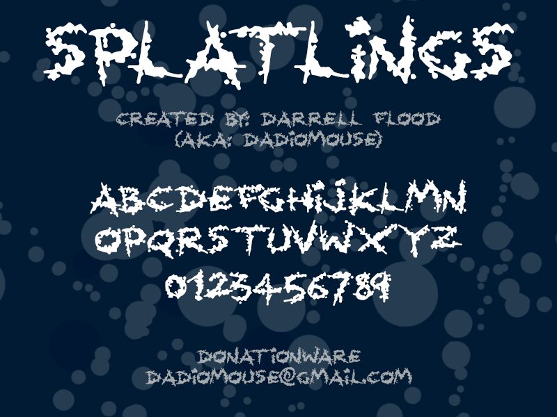 Splatlings Czcionka