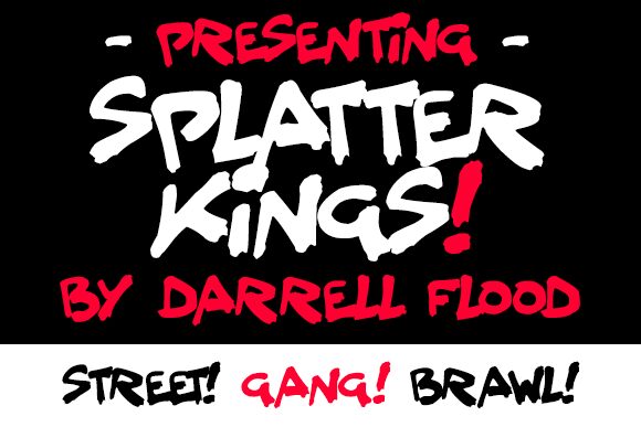 Splatter Kings 字体