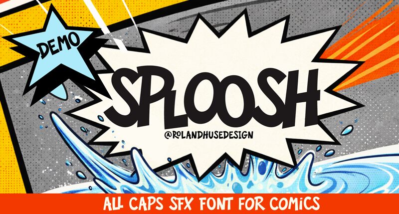 Sploosh Demo Regular — Prezentace písma
