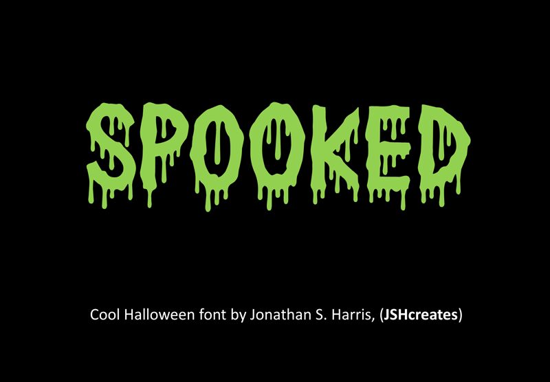 Spooked Schriftart