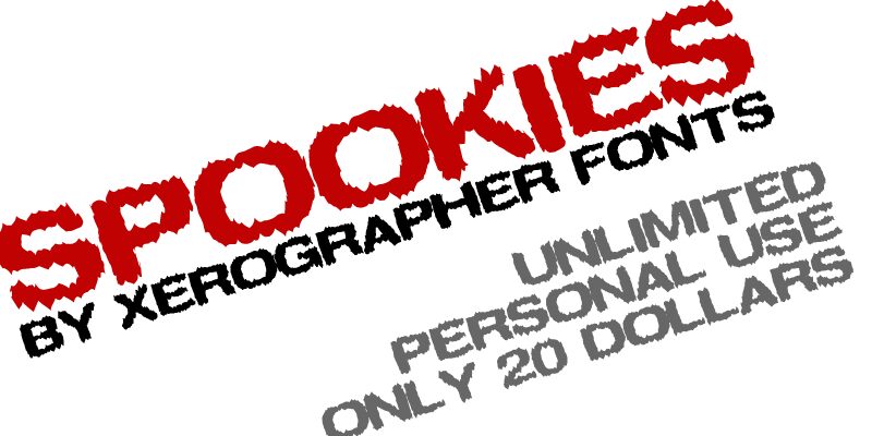Spookies Czcionka