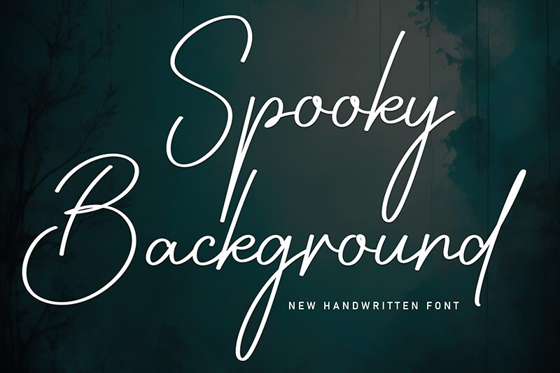 Spooky Background Fonte