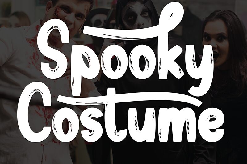 Spooky Costume الخط 