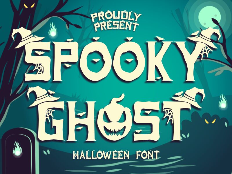 Spooky Ghost Schriftart