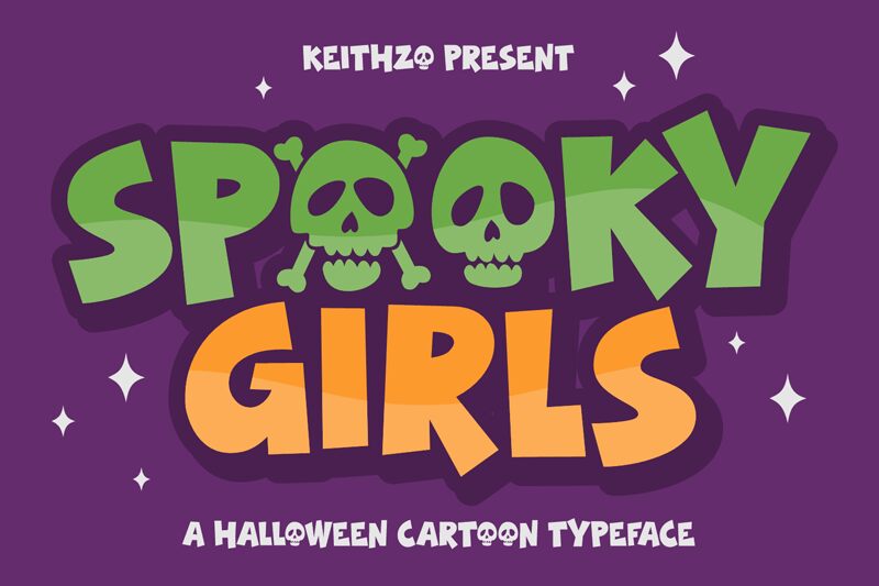 Spooky Girls Druh písma