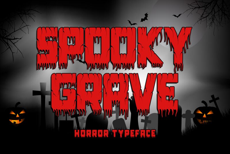 Spooky Grave Schriftart