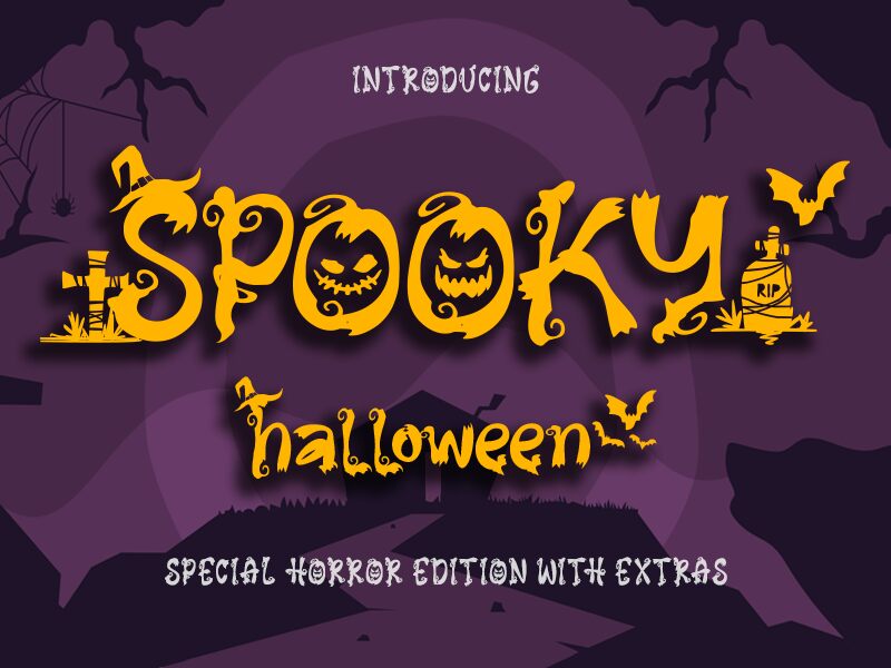 Spooky Halloween Czcionka