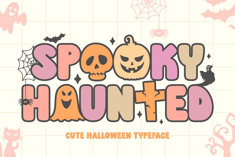 Spooky Haunted Шрифт