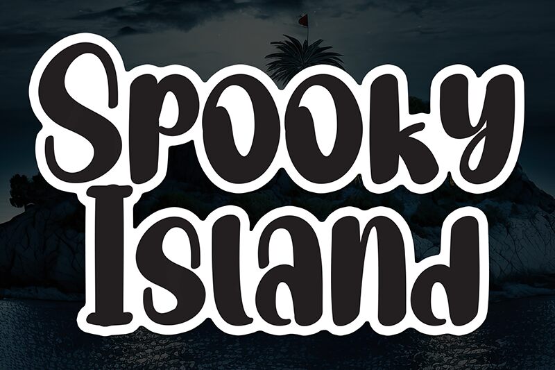Spooky Island Czcionka