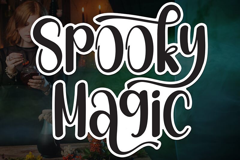 Spooky Magic الخط 