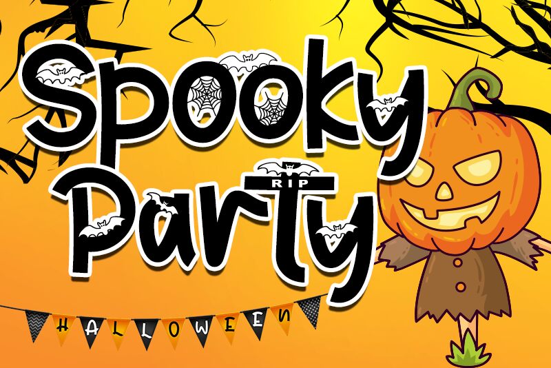 Spooky Party Schriftart