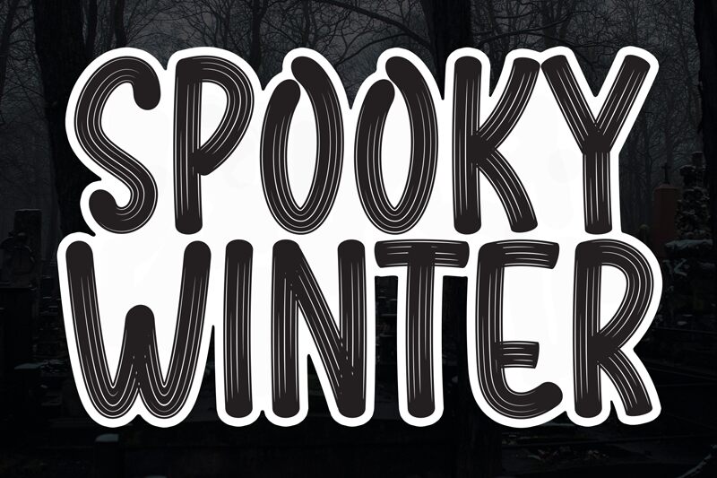 Spooky Winter الخط 