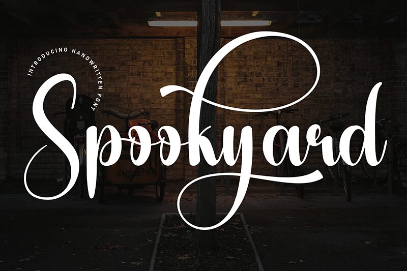 Spookyard Schriftart