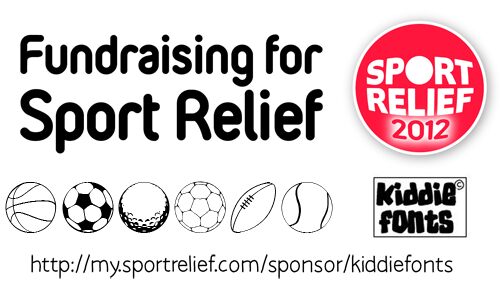 SPORT RELIEF Schriftart