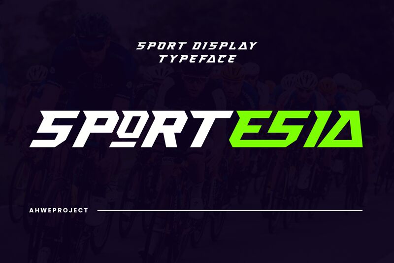 Sportesia Schriftart