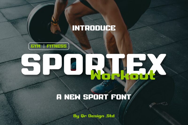 Sportex Workout Czcionka