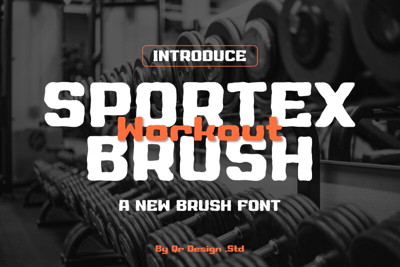 Sportex Workout Brush Schriftart