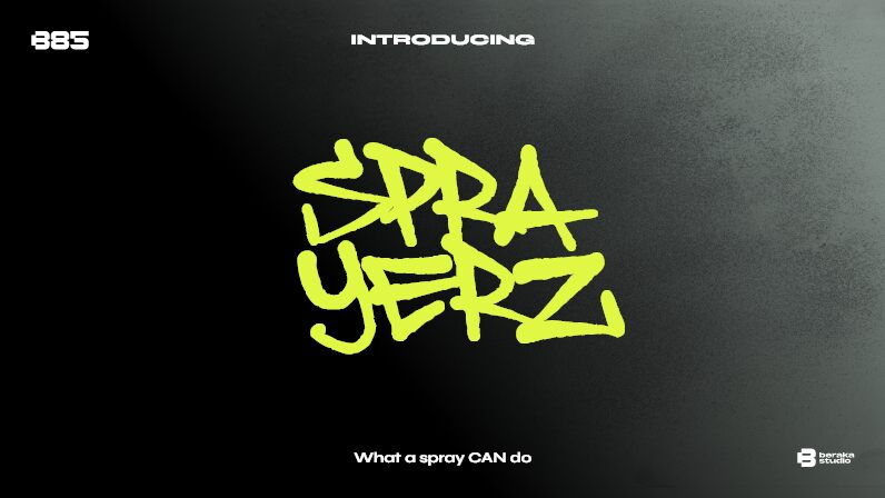 Sprayerz Druh písma