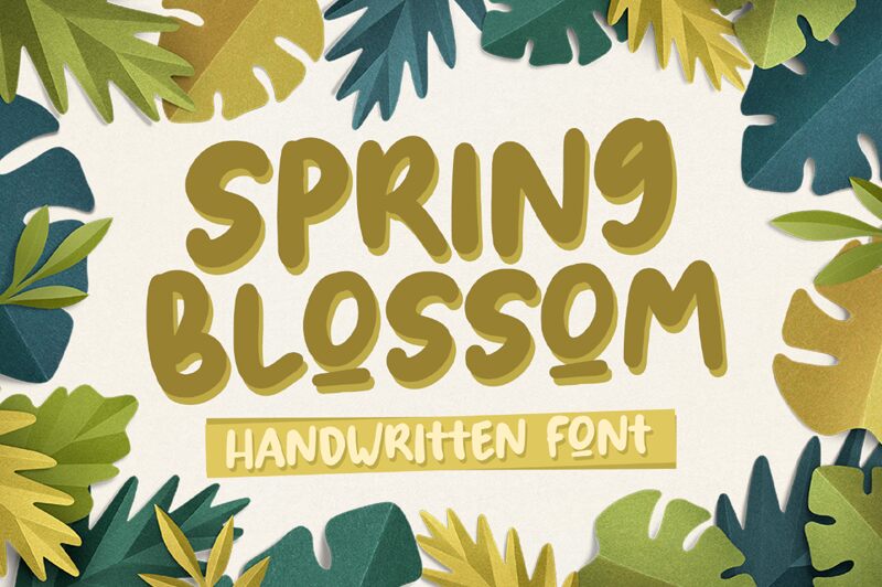 Spring Blossom Schriftart