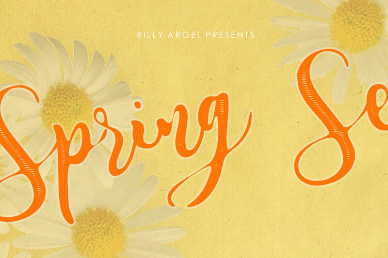 Spring Season Schriftart