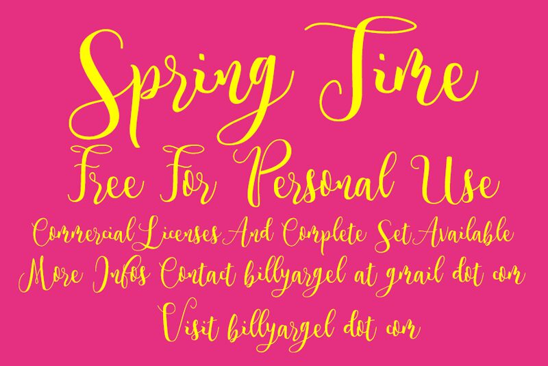 Spring Time Schriftart