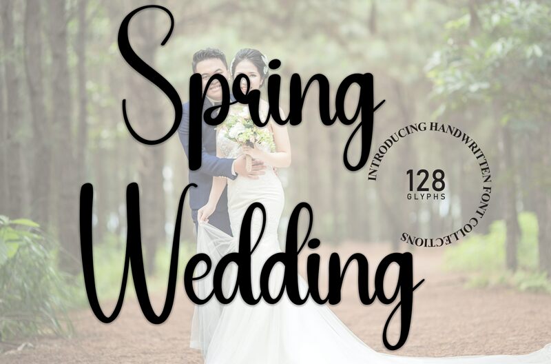 Spring Wedding 字体