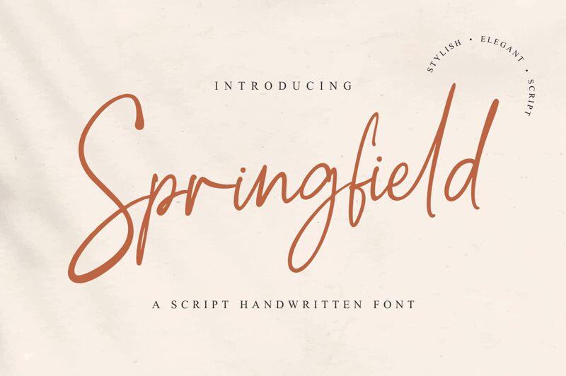Springfield Schriftart