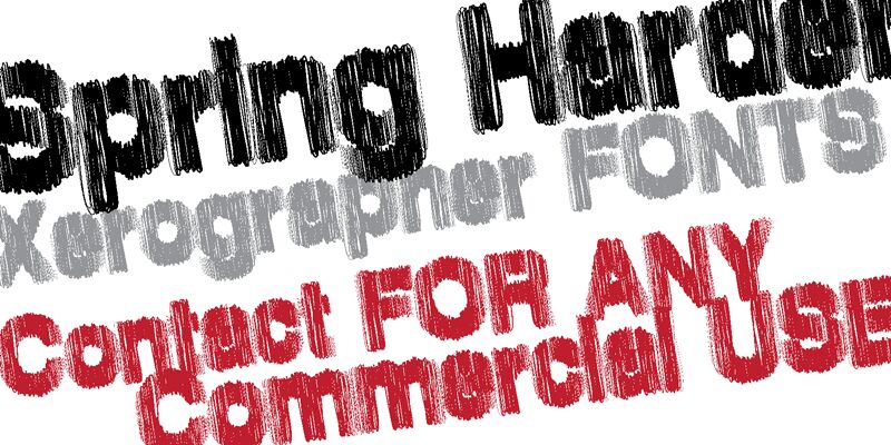 SpringHarder Carattere