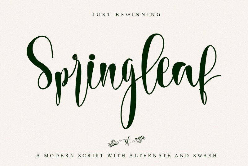 Springleaf 字体